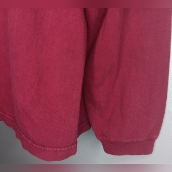 VTG 90s Texas Enchanted Rock Adult Large T-shirt Long Sleeve Red Tribal PSI USA - Picture 6 of 11